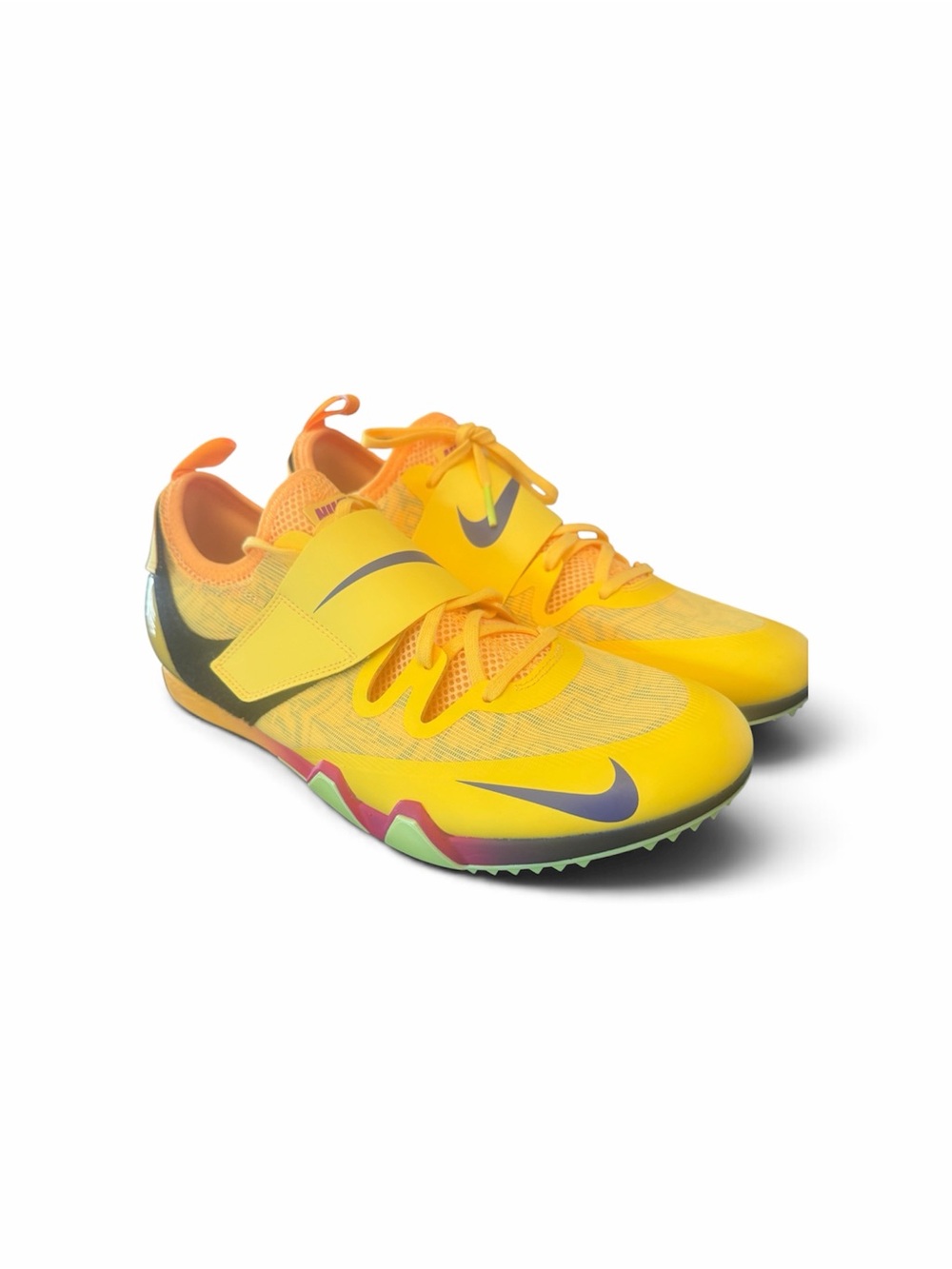 Nike Kids Yellow Orange Sprint Spikes